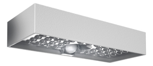 Artefacto Exterior Solar De Pared Blanco Con Sensor De Movim