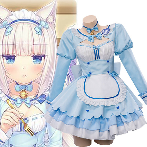 Imagen 2 de 6 de Súper Lindo Traje De Mucama Vestido Con Lazo