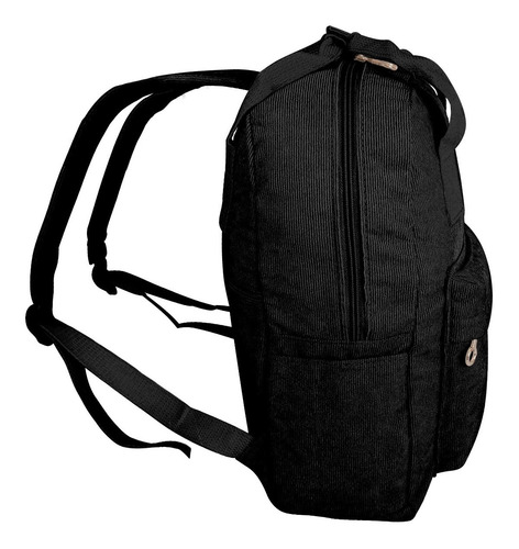 Imagen 6 de 9 de Mochila Borwek De Corderoy Porta Notebook 13'' Oficina.