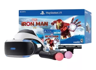 Oculos Vr Sony Playstation 4 Bundle Iron Man