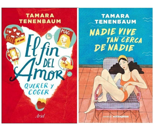 Pack Tamara Tenenbaum - Nadie Vive Tan Cerca + Fin Del Amor