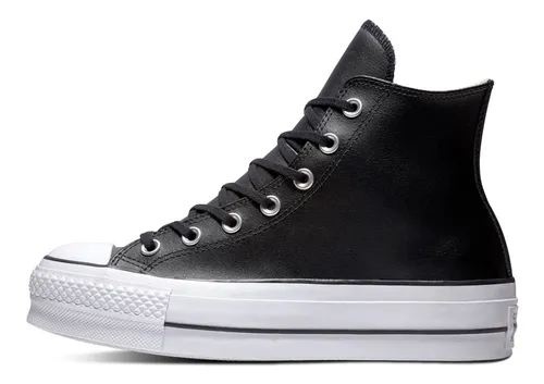 Zapatillas converse sales de cuero mujer