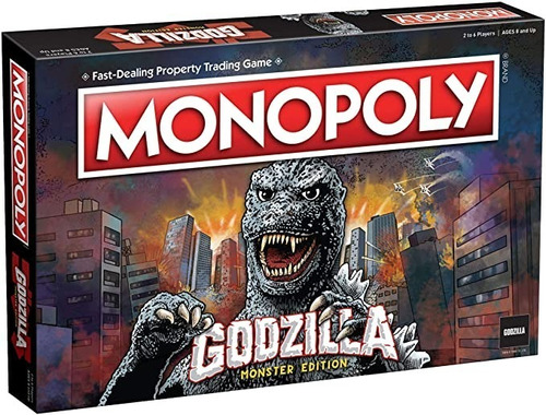 Juego De Mesa Monopoly Monster Edition Godzilla Usaopoly