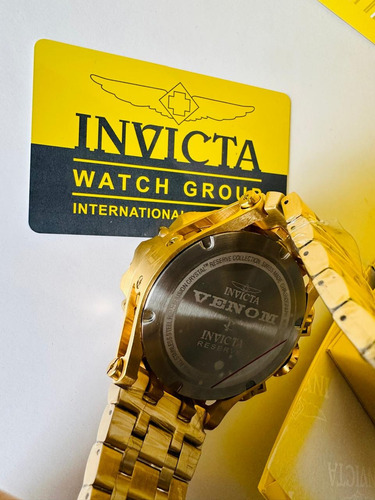 Gran Reloj Invicta Venom Dorado Fullset Para Hombre Gold Gold Gold (Usado)