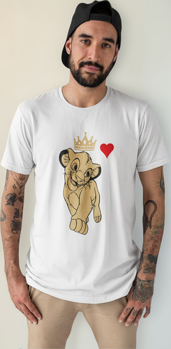 2 Playeras Pareja Duo Novios El Rey Leon Simba Nala Reyna