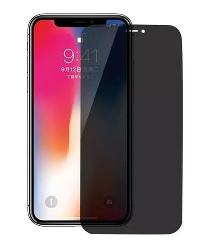 Vidrio Templado Anti Espía iPhone XS Max Reforzado Premium