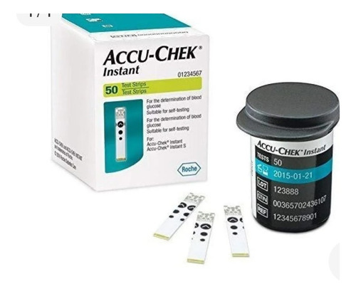 Accu Chek Instant Tiras Reactivas Caja 50 Unidades