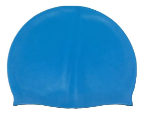 Touca Para Natação Silicone Floty Cor Azul Desenho do tecido Único