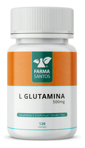 L-glutamina 500mg 120 Cápsulas