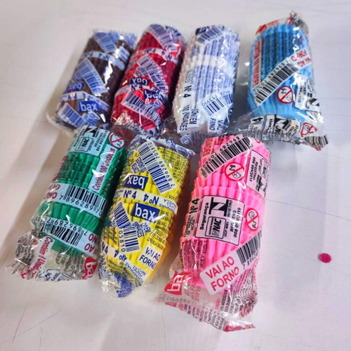 100un Forminha De Papel P Brigadeiro Núm.4 N°4 Forneável Bax