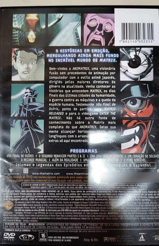 Dvd Animatrix