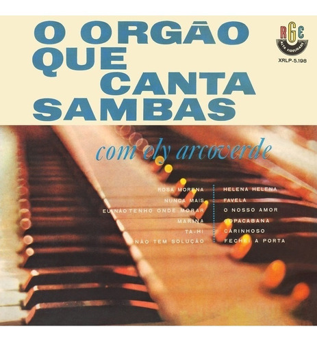 Cd Ely Arcoverde - O Orgão Que Canta Sambas
