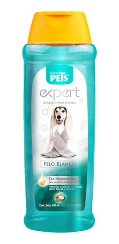 Shampoo Humectante Pelo Blanco Expert 500ml Perro Fancy Pets