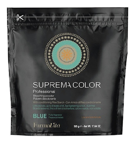 Polvo Decolorante Suprema Color X 500 Gr- Farmavita - Azul