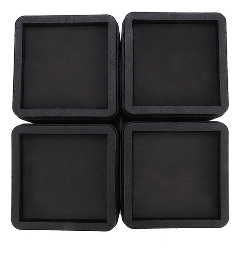 4 Elevadores De Cama Apilables, Resistentes, Cuadrados, Colo