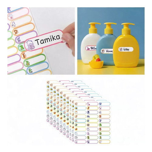 V Etiquetas De Etiquetas De Nombre De 10x Suministros De La