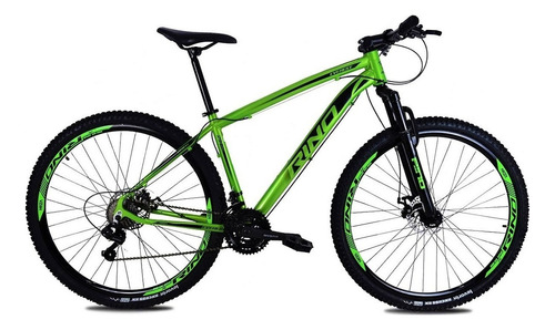 Bicicleta Rino Everest 29 - Shimano 2.0 - 21v Cor Verde Tamanho Do Quadro 17