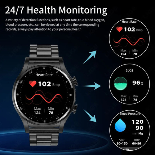 Reloj Inteligente Gt66 2 En 1 Tws Bluetooth Para Xiaomi Ios