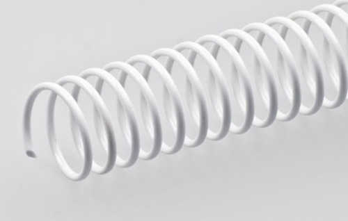 Espiral Para Encadernação 12mm Branco Até 70 Fls 100 Unids.