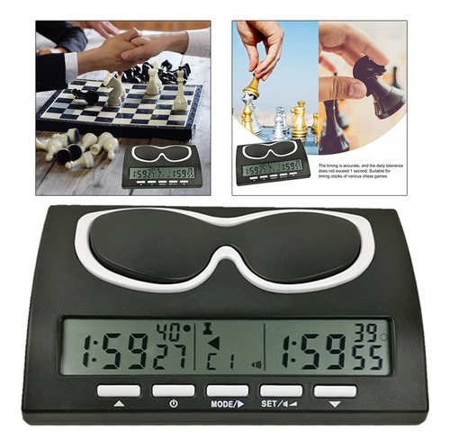 Imagen 3 de 12 de Reloj De Ajedrez Profesional Reloj Digital Cuenta Atrás
