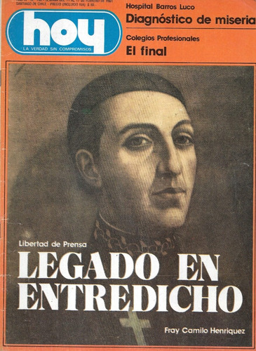Revista Hoy N 186 / 17-02-1981 / Legado Prensa En Entredicho