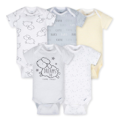 Set De 5 Bodies Gerber Bebe / Niño (body Carters)