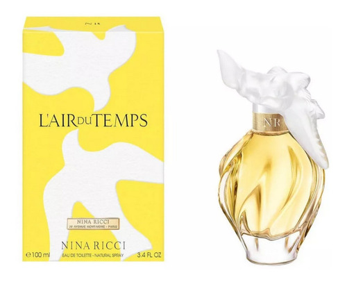 L´air Du Temps Nina Ricci Perfume 100ml Perfumesfreeshop!!! Volumen de la unidad 100 mL