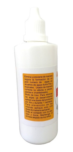 Imagen 5 de 5 de Alguicida Anti Algas Pecera Acuario Estanque 100ml Water Vet