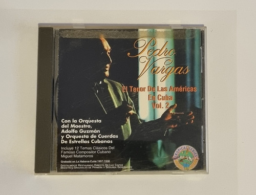 Disco Cd De Pedro Vargas  Pedro Vargas El Tenor De Las.... 