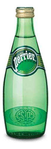 Kit 24 Água Perrier C/ Gás Gaseificada Vidro 330ml