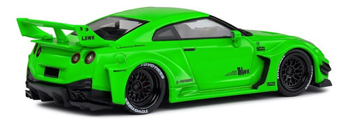Miniatura Carro Nissan Gtr-r (r35) 2020 Verde 1:43 Solido