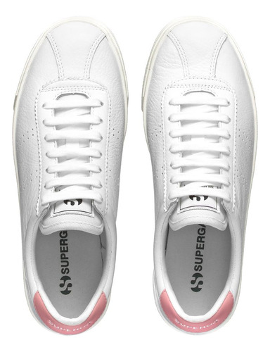 Zapatilla 2843 Club S Comfort Leather Afy-white-pink