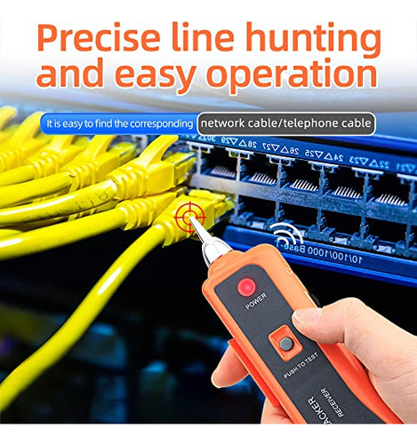 Probador De Cables De Red Rj45 Rj11 Cat5 Cat6 Ethernet Lan