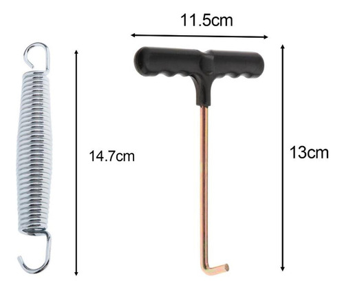 Piezas De Trampolín Con Resortes Para Resorte De 14,7 Cm.
