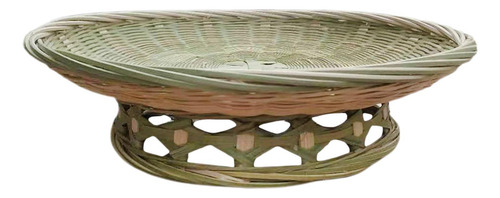 Cesta De Bambú Con Base De Pierna Alta Irrompible Para