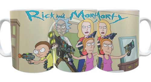 Taza Rick And Morty Diseño Personalizado Serie Tv Mod 13