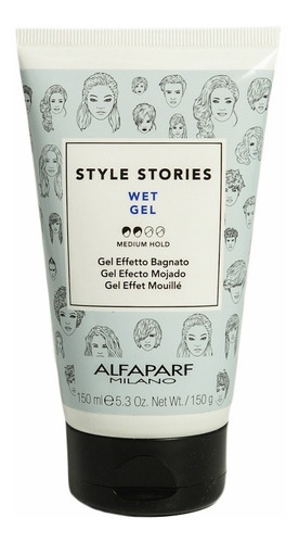 Alfaparf Style Stories Wet Gel Efecto Mojado Pelo X 150 Ml