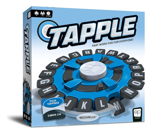 Usaopoly Tapple Juego De Palabras | Juego De Mesa Familiar 