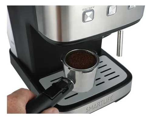 Cafetera Espresso Smartlife Sl-ec8501 Espumador Cápsulas Gris