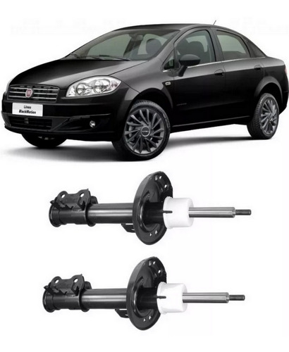 (par) Amortecedor Dianteiro Fiat Linea Cod Ftb-056