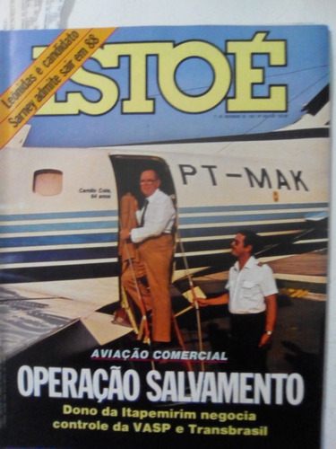 Revista Istoé 568 Aviação Buarque Jamelão Tim Maia Gay 1987