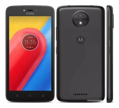  Moto C Plus Dual Sim 8 Gb Preto  1 Gb Ram Garantia | Nf-e (Recondicionado)