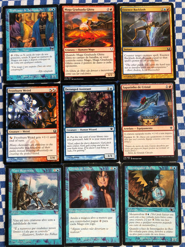 Deck Pauper Magos Controle E Dano Magic The Gathering L69 L69 Inglês E Português (Usado)
