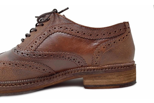 Imagen 5 de 9 de Zapato Para Caballero Bostoniano Fina Piel Vacuno Artesanal