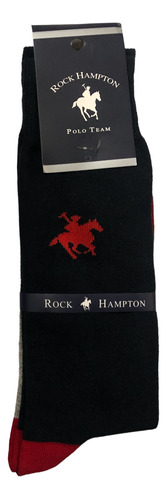 Calcetines Rojo/azul Para Caballero Polo Team Dic91064marun