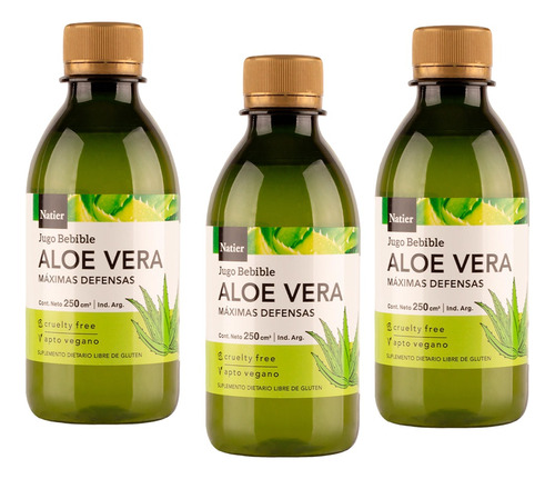 Aloe Vera X3 Máximas Defensas Elimina Toxinas Natier 250ml