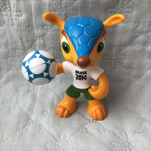 Kit 3 Bonecos Fuleco Mascote Copa 2014 Brasil (Usado)