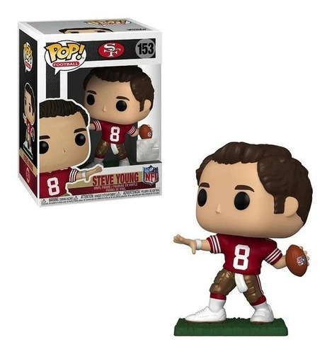 Funko Pop Steve Young #153 Nfl 49ers San Francisco