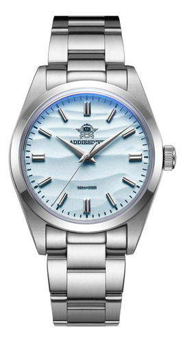 Addiesdive Reloj De Pulsera De Cuarzo Azul De 36 Mm Para Hom