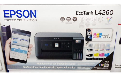 Imagen 2 de 4 de Impresora Multifuncional Epson Ecotank L4260 + Tinta Negra